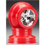 Wheels Chrome Red Beadlock Fr/Re (2)