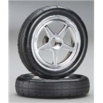 Tires & Wheels, Assembled, Glued (5-Spke, Chrme,Tires,Fr)