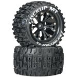 DuraTrax Lockup MT 2.8" Truck 2WD Mntd Rear C2 Blk (2)