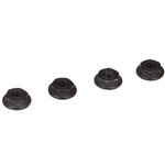 4mm Low Profile Serrated Nuts (4)