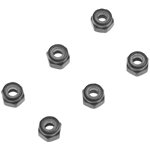 Dromida Nylon Insert Steel Lock Nuts 3mm (6)