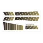 Toyota 84-85 Body Decals (Brown)