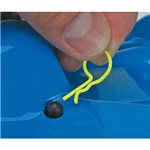 Bent Body Clips Yellow (8)