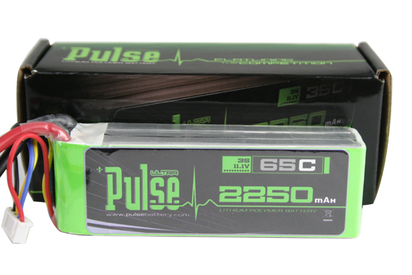 Pulse LIPO 2250mAh 11.1V 65C
