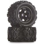 Traxxas Tires/Wheels Assembled Glued Teton (2)
