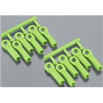 RPM Long Rod Ends For Traxxas Slash 4X4 And Rustler 4X4, Green (12Pc