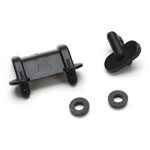 Wing, Body Mount Set: 1:10 2wd Boost