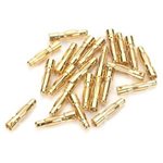 Gold Bullet Connector, Male, 4mm (30)