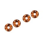 Wheel Nut Washer Aluminum Orange 3x12mm CS (4)