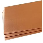 Copper Sheet: 0.016" Thick X 4" Wide X 10" Long