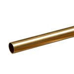 Round Brass Tube: 11/32" Od X 0.014" Wall X 12" Long