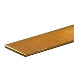 Brass Strip: 0.064" Thick X 1" Wide X 12" Long