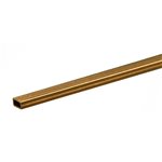 Rectangular Brass Tube: 3/32" X 3/16" X 0.014" Wall X 12" Long