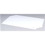 Plastruct White Sheet Polystyrene .010" (8)