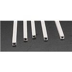 Square Tube ABS 1/4" (5)