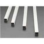 Square Tube ABS 3/8" (4)