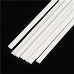 Rectangle Strip Polystyrene .020x.080x10" (10)