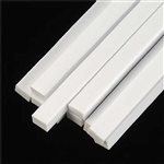 Rectangle Strip Polystyrene 1/8x3/16x10" (10)