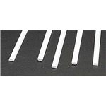 Half Round Styrene 1/8x1/16x10" (5)