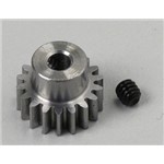 18 Tooth .6 Mod Metric Steel Alloy Pinion Gear, 1/8" Bore