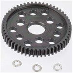 Robinson Racing Blackened Hardened Steel Spur Gear, 54 Tooth, 0.8 Module, For Tr