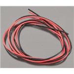 TQ Wire Products 22 Gauge Super Flexible Wire- Black And Red 3'