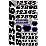 Moto Numbers - Black