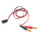Receiver Charge Lead (Futaba Female To 4Mm Banana Plugs)