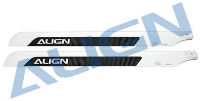 Align 425 Carbon Fiber Blades (Align HD420A | AGNHD420A) - Vortex Hobbies