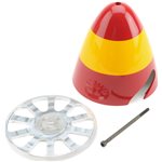 Painted Aluminum Spinner: P-51D 60cc