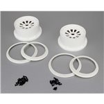 Wheel & Beadlock Set, White (2), 5T