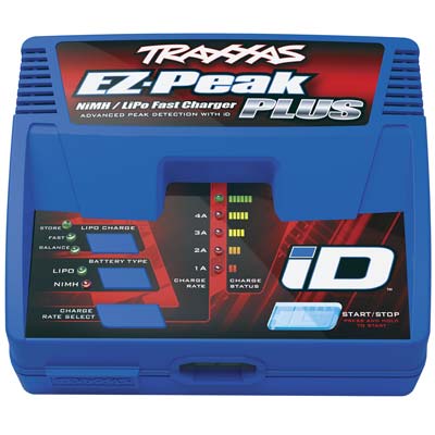 Traxxas Ez-Peak Plus 4Amp Nimh/Lipo Charger W/ Id Automstic Battery Iden