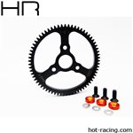 Heavy Duty Steel Spur Gear, 68 Tooth 32 Pitch,  0.8M