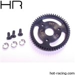 Hot Racing Silver 54 Tooth 32 Pitch, 0.8M Steel Spur Gear