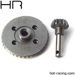 Hot Racing Heavy Duty Spiral Bevel Gear Set 38/13 Tooth, For Axial Ax10 (St