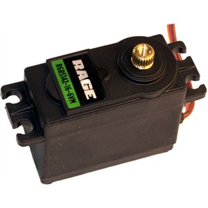 Rage RC Standard Size Metal Gear Analog Servo, Torque/Speed 142/.16 @6V