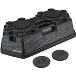 Finnisher Car Stand Matte Black w/Pads/Logo Plugs