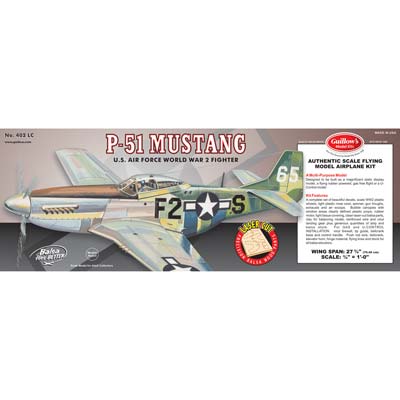 Guillow Model Kit WWII Model Mustang