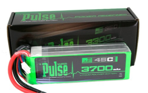 Pulse Lipo 3700Mah 14.8V 45C- Ultra Power Series