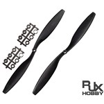 RJX Nylon+30% Fiber 1045 Blades Quadcopter CW&CCW (Black)