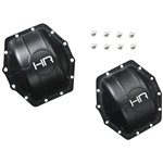 Aluminum AR60 Axle Diff Covers Black Yeti Wrai