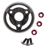 TG Red Steel Spur Gear 72T 48P
