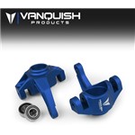 Vanquish Products Axial Yeti / EXO Steering Knuckles Blue Anodized