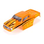 Body Set,Decorated, Orange/Yellow: 1/18 4WD Ruckus