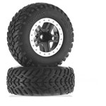 Tire/Wheel Assembled Glued SCT Split-Spoke Black