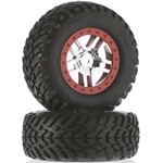 Tire/Wheel Assembled Glued SCT Split-Spoke Chrome