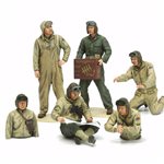 1/35 Us Tank Crew Plastic Models Set European Theater