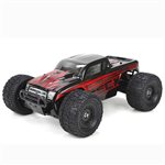 Ruckus 1/18 4WD Monster Truck: Black/Red RTR