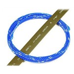 RJX Servo Wire Braided Sleeving Wrap Color Blue/White (1m)