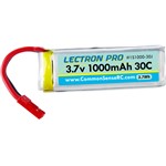 Lectron Pro 3.7V 1000mAh 30C Lipo Battery with JST Connector for